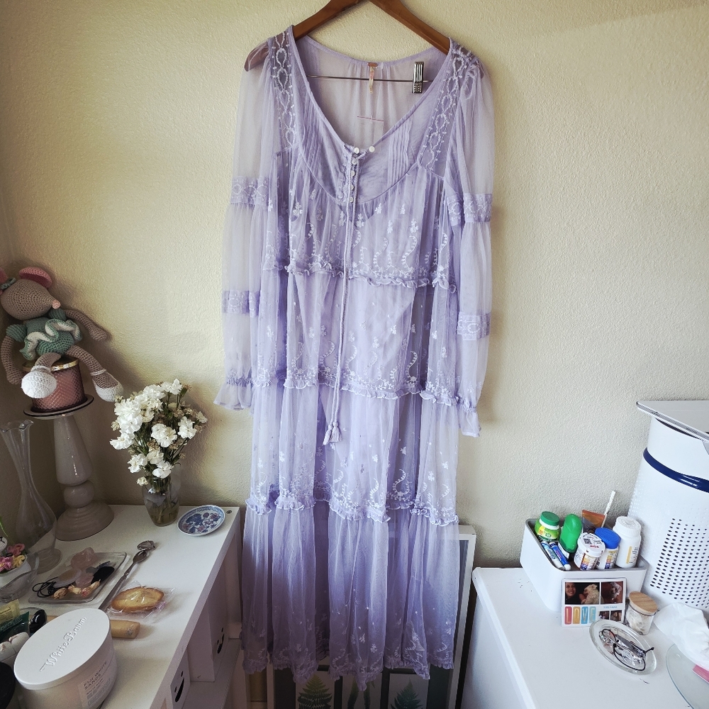 Free People Lavender Maxi Dress - Picture 2 of 16